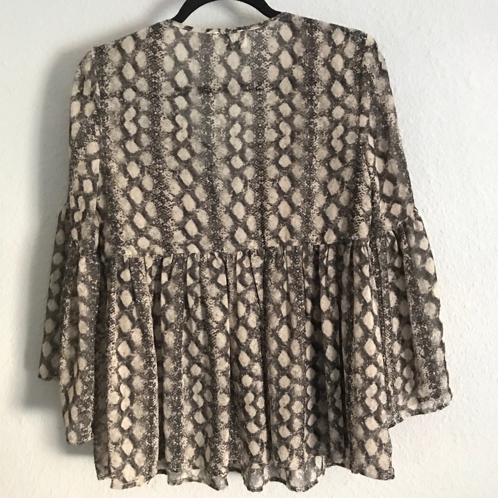 Show Me Your Mumu Poet Tie Top S - Picture 4 of 12